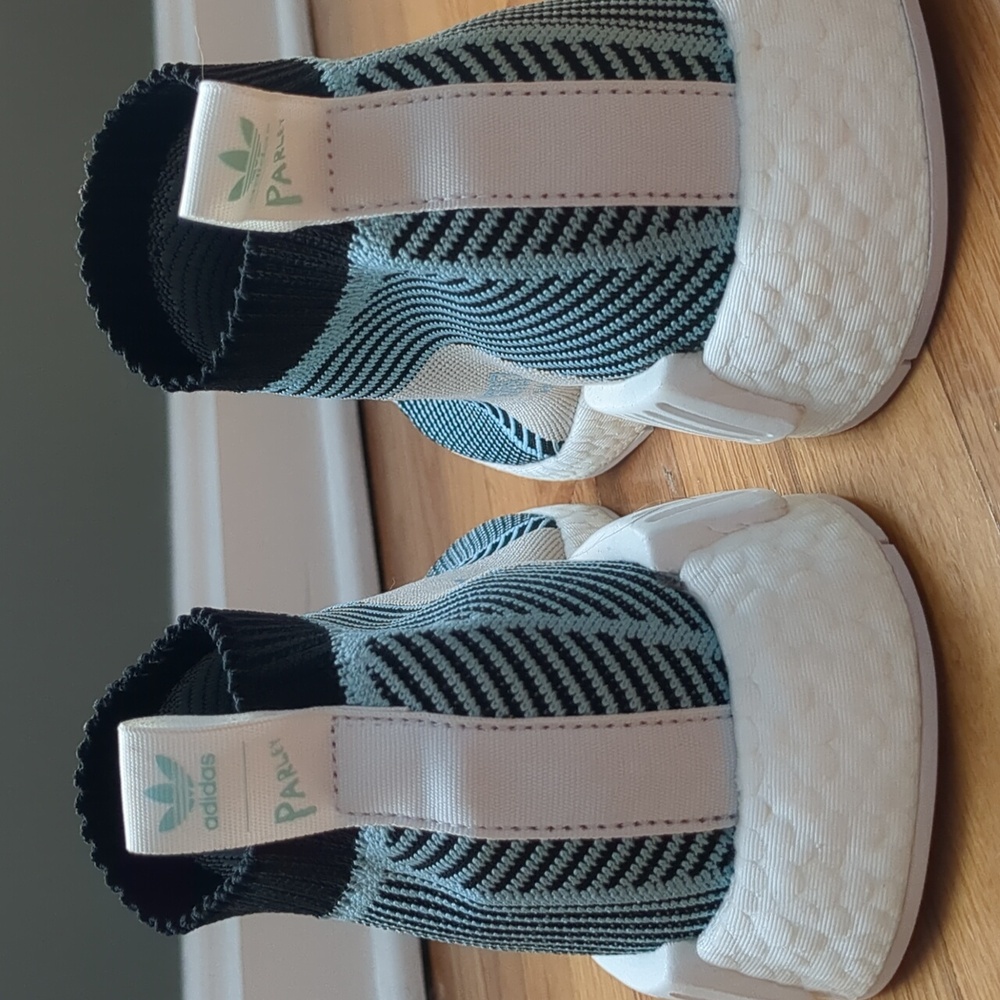 Adidas Parley NMD CS1 Parley Blue Spirit Mens 7.5 AC8597 - Picture 8 of 14